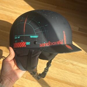 Sandbox Classic 2.0 Youth Kids Snowboard Ski Black Helmet size 48-54cm